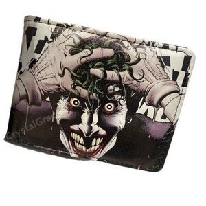 DC Comics‎ Wallet Joker Bifold Metal Tin Ha Ha Batman Smile Arkham Gift Harley